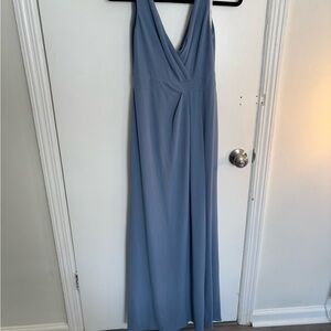 Elegant Blue Maxi Dress
